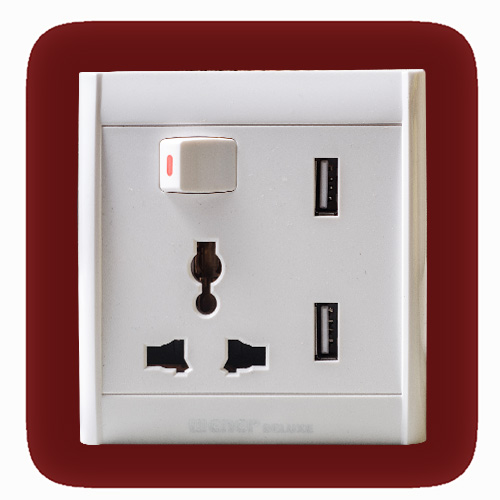 13A Multi Socket with USB