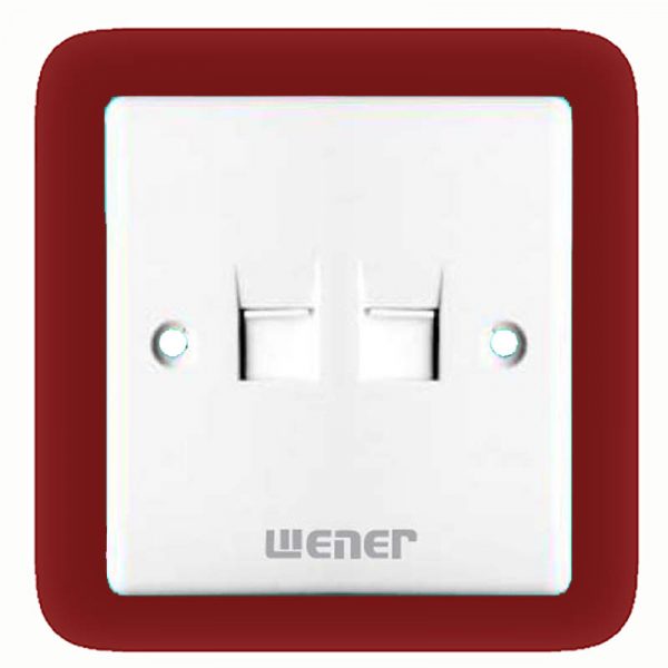 wener-telephone-socket-double